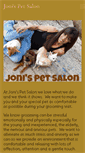 Mobile Screenshot of jonispetsalon.com